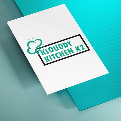 Klouddy Kitchen logo abstract logo branding graphic design illustration logo minimalist logo modern logo restaurant logo