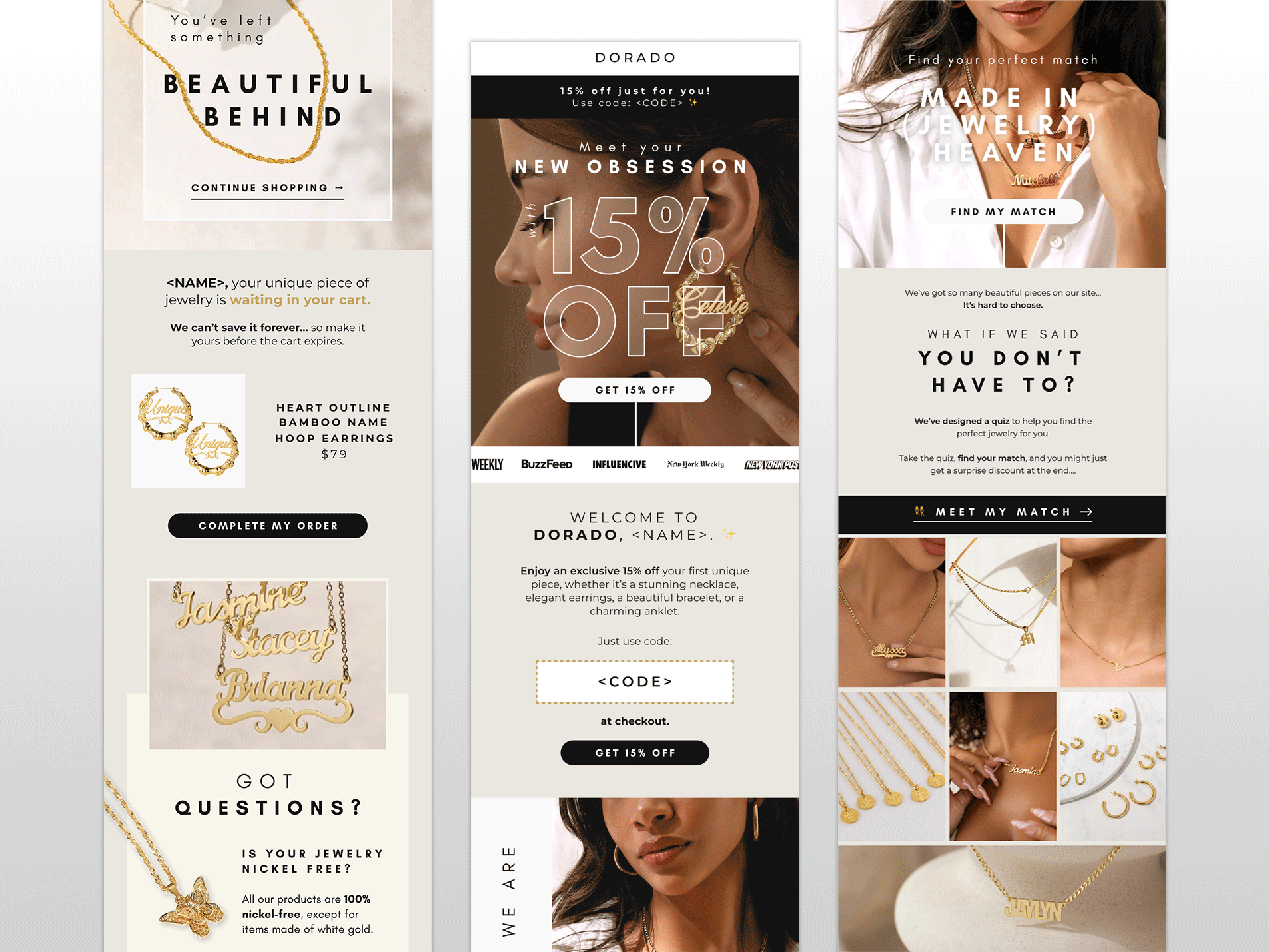 Email Marketing Design for Accessories Brand email design email marketing email template klaviyo klaviyo email design newsletter newsletter design