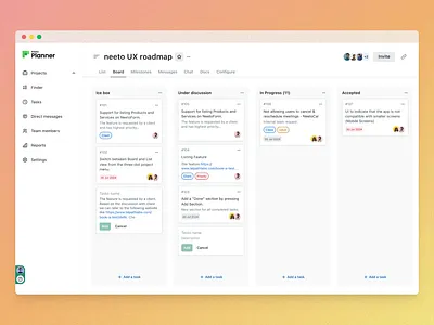 NeetoPlanner product design product management tool redesign ui