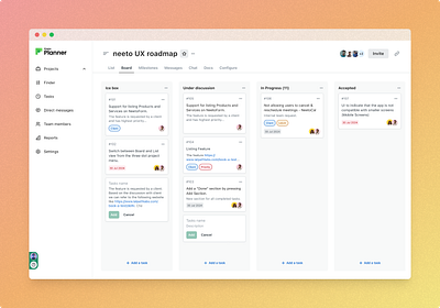 NeetoPlanner product design product management tool redesign ui