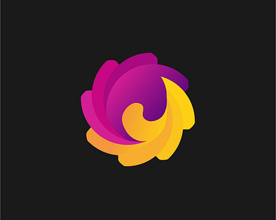 Hybrid Chat Bot apps bot branding business chat chat bot circle logo design graphic design icon logo mark vector violet yang yin