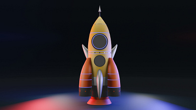 Rocket 3d modeling animation blender camera game game character game design lighting render rocket sci fi modeling texture uv unwrapping