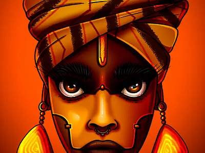 Queen animation branding graphic design ui