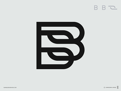 BB Monogram bb branding business company design india letter logo mark minimal modern monogram msme process samadaraginige simple