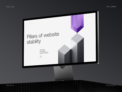 Pillars - SRE Platform Website Presentation design interface product service startup ui ux web website