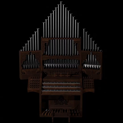 Pipe Organ 3d blender pipeorgan