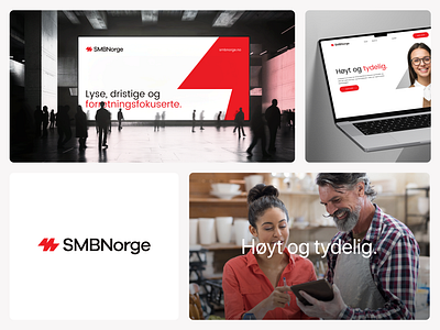 SMBN Logo and Branding Development bold bolt branding bright data exonomy finance financial logo minimal modern norway norwegian political politics red simple sm smart smb