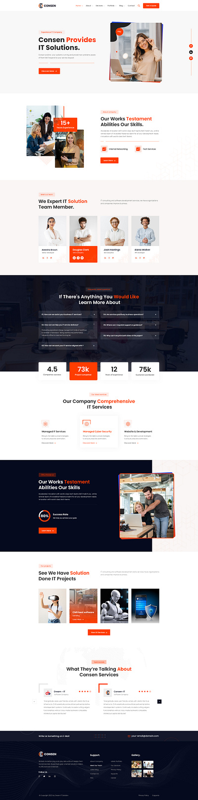 ITpro – IT Solution and Technology HTML5 Template