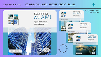 336x280 Rectangle Animated Google Display Ad Designed in Canva advertising animation branding canva design google ad graphic design template