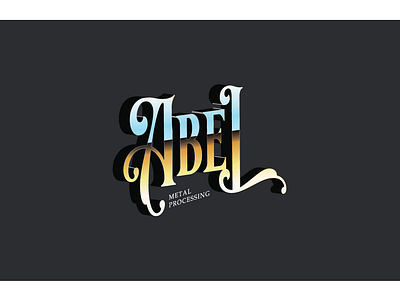 Abel Metal Logo Design branding design graphic design illustration illustrator logo logo design photoshop vector