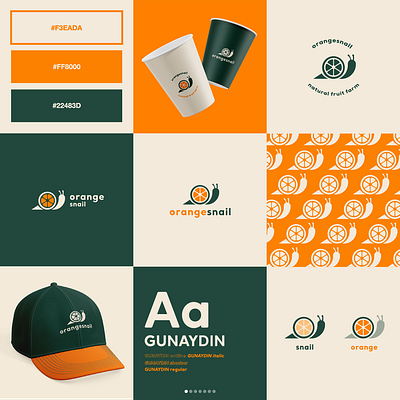 OrangeSnail-Logo Design adobe branding company logo creative logo custom logo design design logo graphic design illustration jure jureilic logo logo design loopwash minimalist logo modern logo simple logo typography vector visual identity