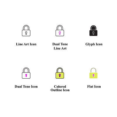 Lock Icon Design app icon custom icon dual tone icon flat icon glyph icon graphic design graphic designer icon icon design icon designer icon pack icon set iconography isometric icon line art icon professional icon social media icon solid icon svg icon vector icon