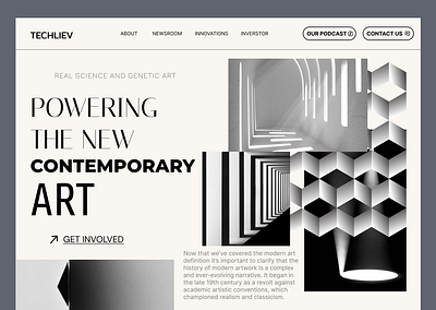 Website for contemporary artists art branding illustration typography ui ux website