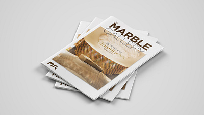 Brochure Design | Marble Gallery branding graphic design