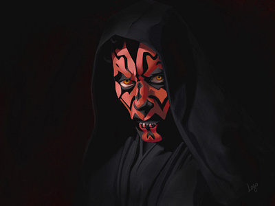 Darth Maul Illustration design digital illustration illustration procreate sith star wars