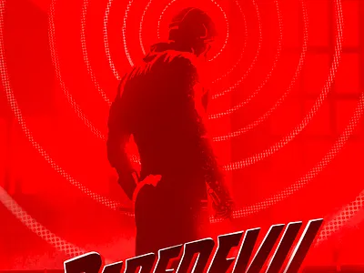 Daredevil Netflix inspired Illustration daredevil design digital illustration illustration marvel mcu netflix procreate