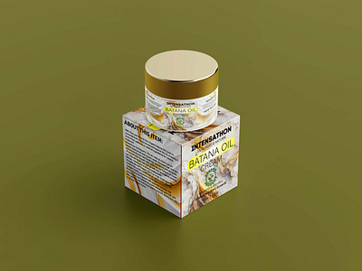 Cream label and packaging design batana oil batana oil cream packaging brand designing cream label design cream packaging design design graphic design label and packaging design