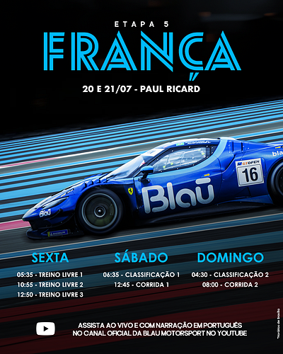 GT Open - Racing Poster art art direction design digital ferrari gt poster racing social medias sport