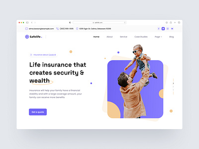 Safelife Insurance Web UI/UX app ui app ui design best insurance web ui best ui for insurance car insurance ui design home insurance ui illustration insurance insurance design insurance website ui safelife ui ui design ui designer user interface ux web ui website