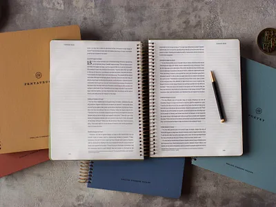 ESV Spiral-Bound Bible bible christian classic design minimal notebook simple spiral