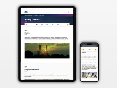 Responsive Timeline accessibility design timeline ui ui design user experience user interface ux design website