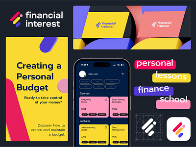 Financial interest 💰 branding budget budget logo design finance financial logo graphic design logo logo design money paypal