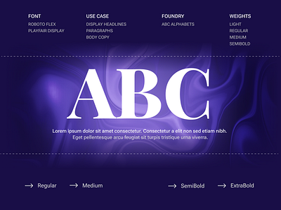 Typeface odeur - Identity brandidentity branding design gradients style typeface ui visual design webdesign