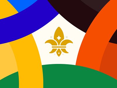 Fleur de lympics 2024 design fleur de lis france graphics illustrator logo olympics paris vector