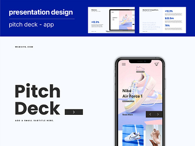 Presentation Design - Pitch Deck (app) google slides graphic design pitch deck powerpoint presentation design