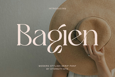 Bagien Modern Stylish Serif Font bagien font beauty beauty font blogger branding design elegant eternity studio fashion font font chic font freedownload graphic design magazine modern personal use serif font stylish typeface typography