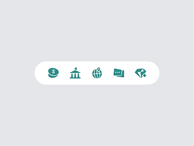 Animated Interaction With Icons animation branding design icons illustration ui ux