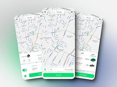 Redesign Taxi App "Snapp" apple application case study figma iphone order product design redesign taxi uber ui ui design ux ux design