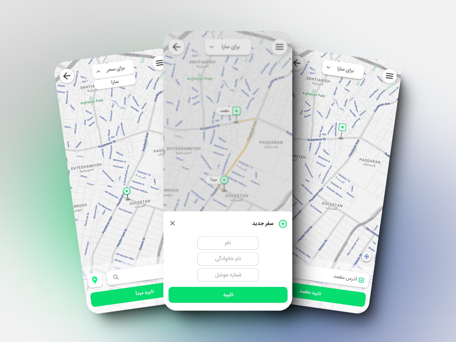 Redesign Taxi App 