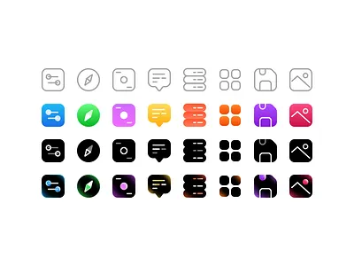 Icon Pack app icons figma flat icons icon pack icon set icons vector vector icons