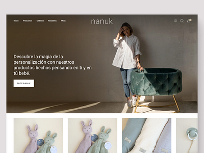 nanuk e-commerce graphic design shopify ui web web app website