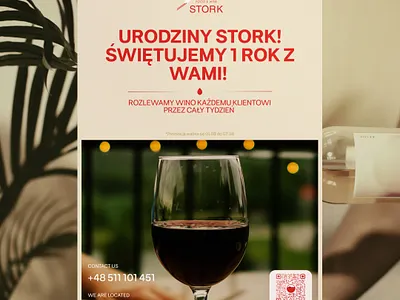 Banner for stork • Shop wine🍷 banner graphic design win shop wine