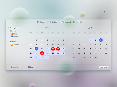 📅 Calendar calendar ui