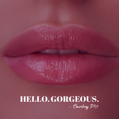 Hello Gorgeous Aesthetics Logo Design