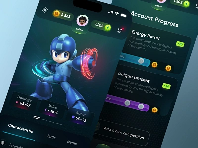 Battle Game Ui Dashboard - Telegram Mobile App betting blockchain game casino game casino ui crypto app crypto casino crypto game dashboard ui gambling game ui mobile app ui online casino telegram app telegram game ui kit web3 web3 casino dashboard