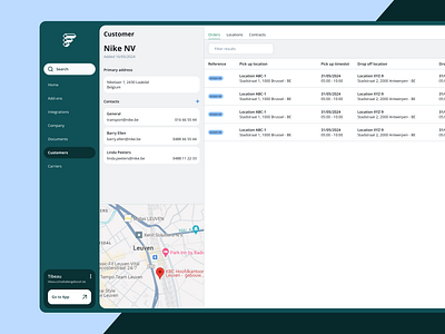 FreightBooking: Transport Management System Design + Development belgium business customer customer management design logistics plan planning startup system tms transport transportation truck trucks ui ux