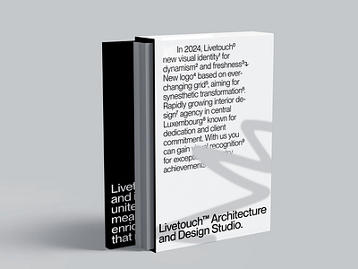 Livetouch Booklet adobe booklet branding graphic design logo minimal