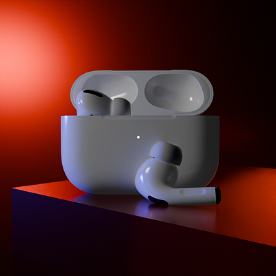 Airpods Pro 3 Animation in Blender 3D 3d animation motion graphics