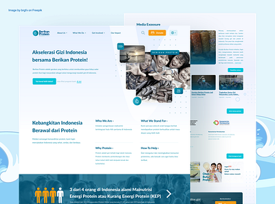 Berikan Protein - Health & Nutrition Company Profile Website branding company profile company profile website company website fish website health web design health website marine website nutrition website ocean website sea website ui ui design ui website uiux user experience user interface ux web design website design
