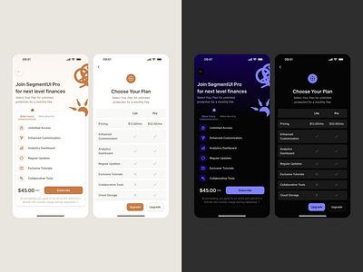 Pricing Page 2 - Mobile/iOS/Android branding challenge clean design system figma minimal pricing remix template ui ui kit