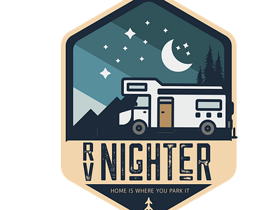 RV Nighter Rental Company LLC - Branding and Website branding design graphic design illustration logo rv rvrental vector web web design website