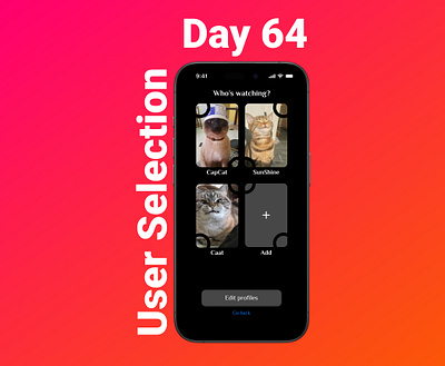 Day #064 Prompt: User Selection #DailyUI #Figma #UIdesign ui
