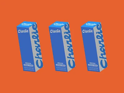 Charlie Weed - Packaging cannabis brand cannabis logo cannabis packaging cursive logo lettering logo design marijuana brand marijuana logo marijuana packaging pacific northwest pdx portland oregon script logo weed brand weed logo weed packaging wordmark