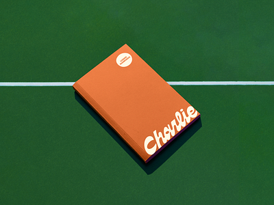 Charlie Weed - Book Cover book cover boomer brand cannabis branding charles charlie chuck grass kush marijuana wordmark pickle ball script lettering tennis weed brand