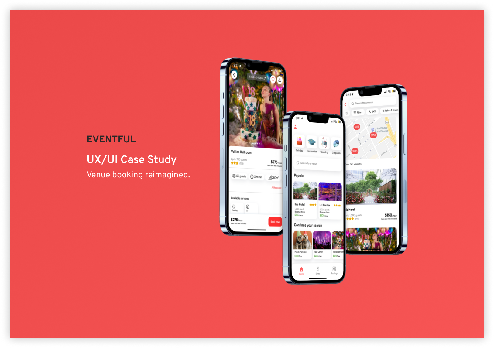 Eventful case study product design uxui