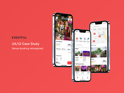 Eventful case study product design uxui